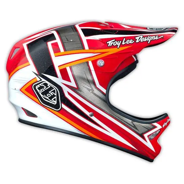 Troy Lee Designs D2 Full Face Helmet - Proven Red 1