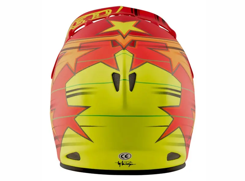 Troy Lee Designs D2 Fusion Full Face Helmet - Red 1