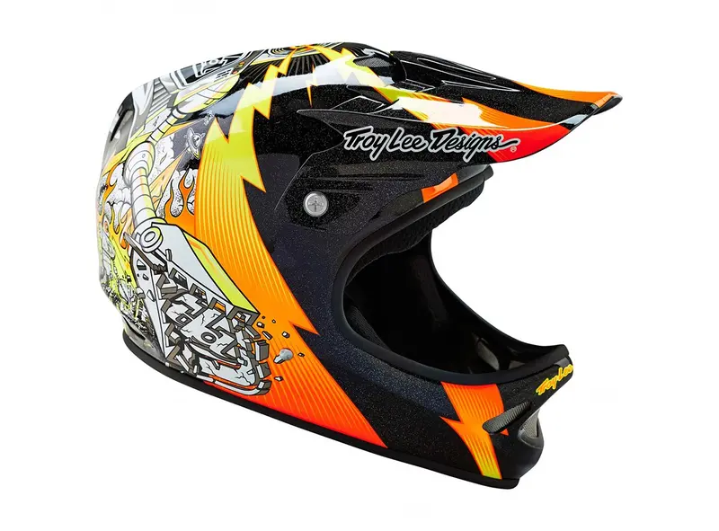 Troy Lee Designs D2 Invade Full Face Helmet - Black 1