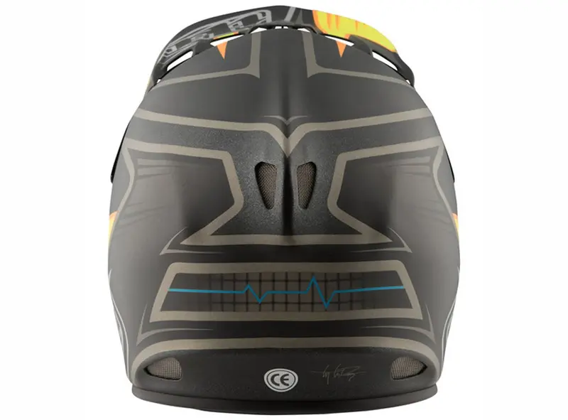 Troy Lee Designs D2 Pulse Full Face Helmet - Black 2