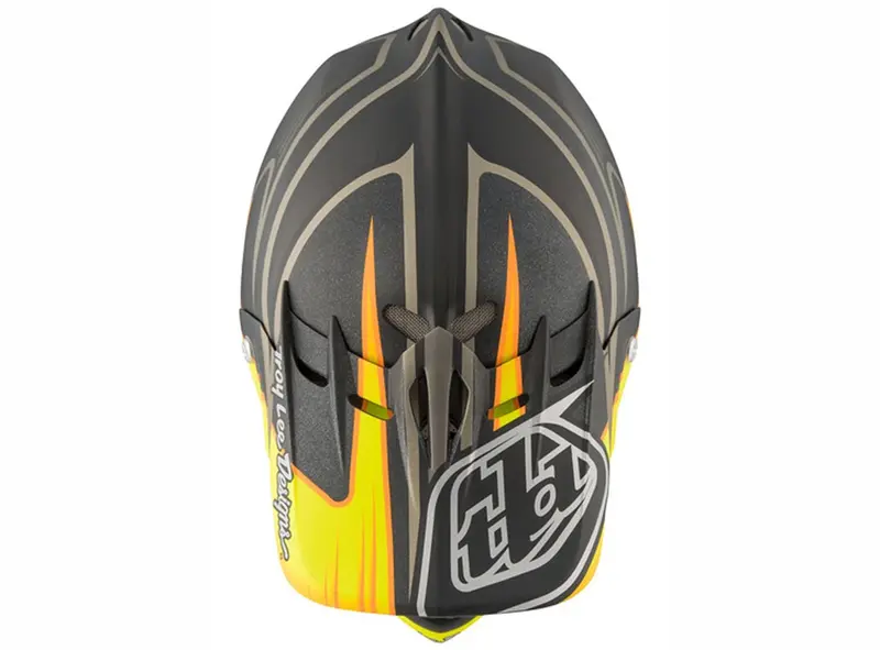 Troy Lee Designs D2 Pulse Full Face Helmet - Black 3