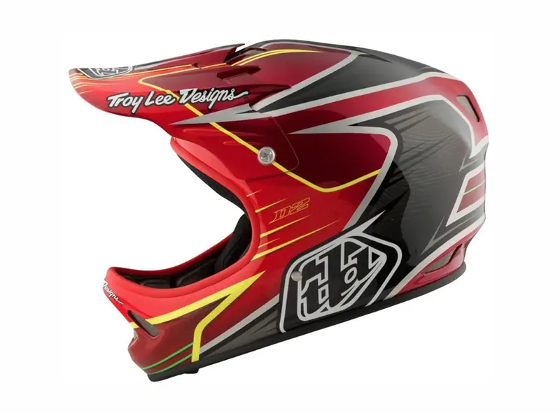 Troy Lee Designs D2 Pulse Full Face Helmet - Red 1