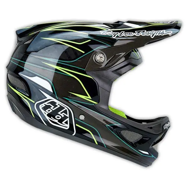 Troy Lee Designs D3 Carbon Full Face Helmet - Evo Gray 1