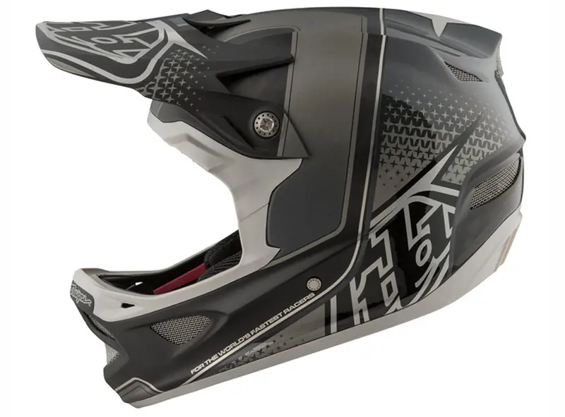 Troy Lee Designs D3 Carbon Mips Full Face Helmet - Starburst Black 1