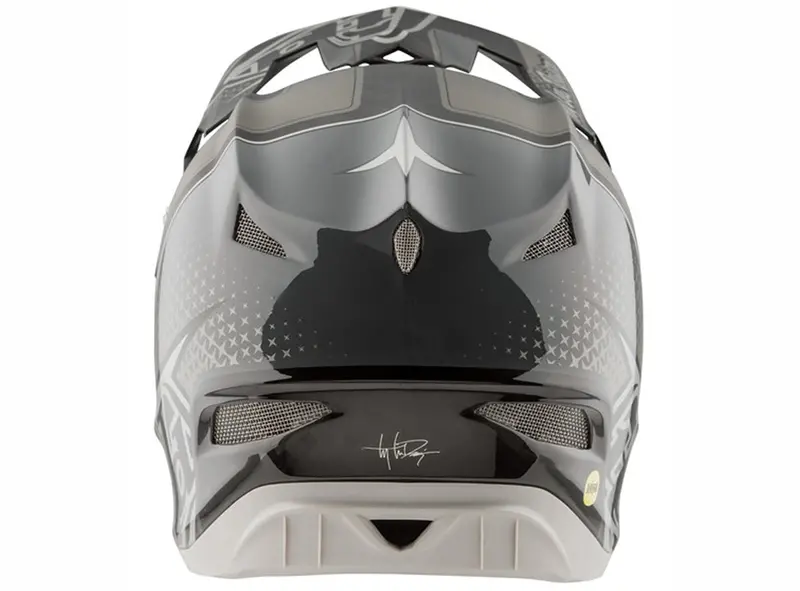 Troy Lee Designs D3 Carbon Mips Full Face Helmet - Starburst Black 3