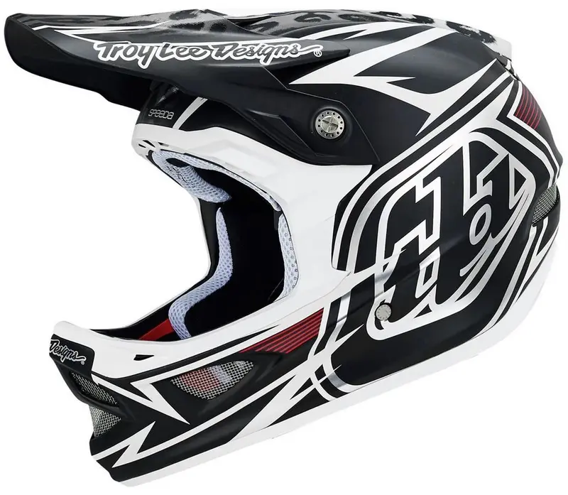 Troy Lee Designs D3 Composite Full Face Helmet - Speeda White 1