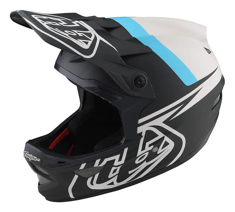 Troy Lee Designs D3 Fiberlite Full Face Helmet - Slant - Green 1