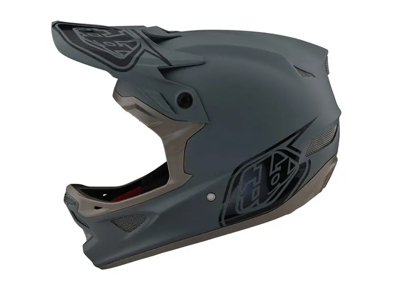 Troy Lee Designs D3 Fiberlite Full Face Helmet - Stealth - Gray - 2021 1