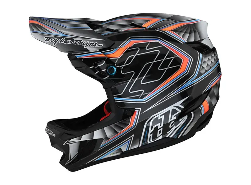 Troy Lee Designs D4 Carbon Full Face Helmet - Low Rider - Gray - 2021 1