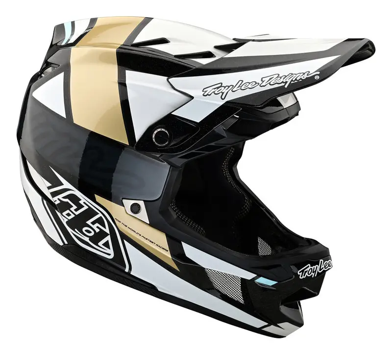 Troy Lee Designs D4 Carbon Full Face Helmet - Mips - Team - Gold - 2023 1