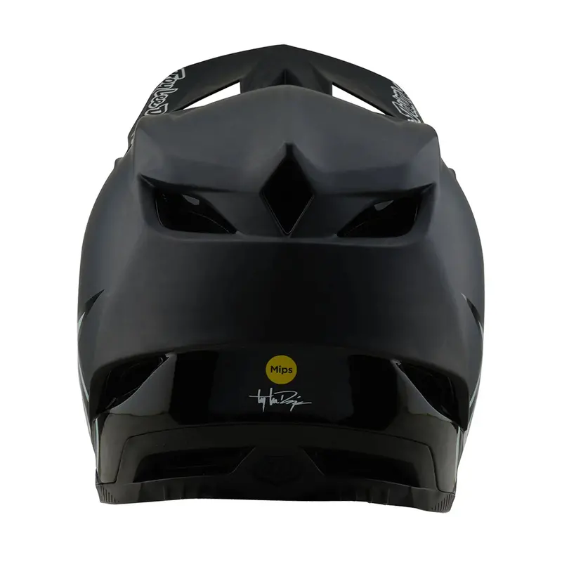 Troy Lee Designs D4 Carbon Full Face Helmet - Stealth - Black 3
