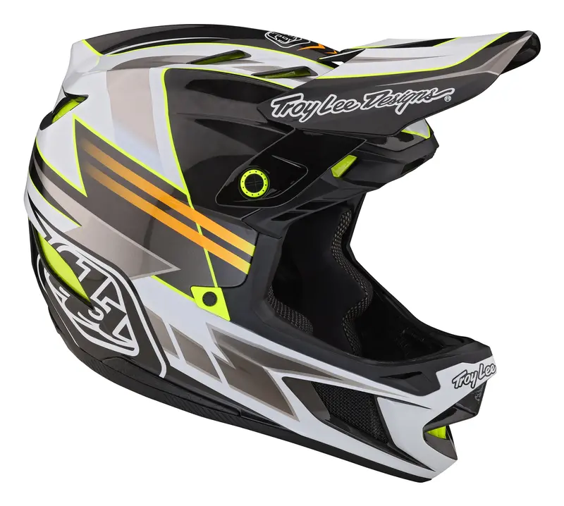 Troy Lee Designs D4 Carbon Full Face Helmet With Mips - Saber - Gray - 2023 6