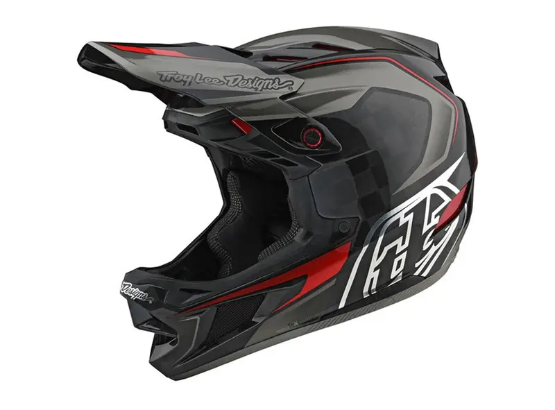 Troy Lee Designs D4 Carbon Mips Full Face Helmet - Exile - Gray - 2021 1