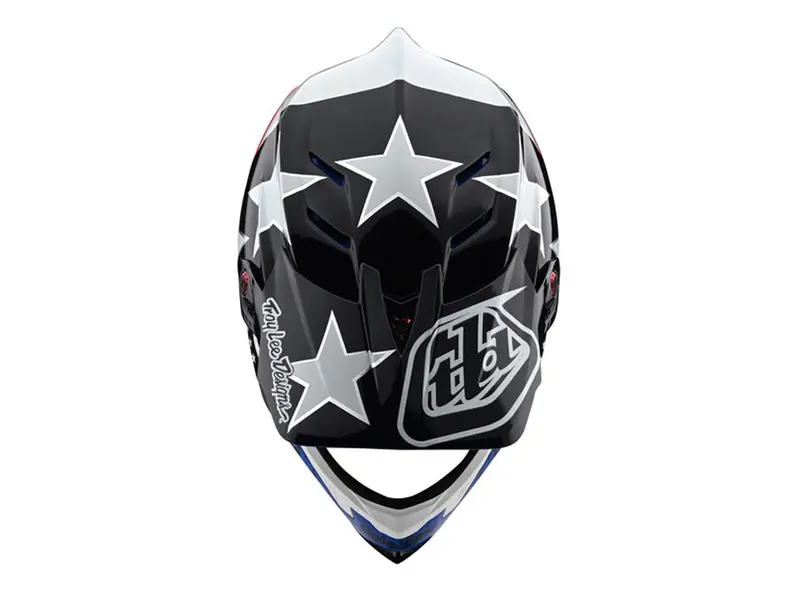 Troy Lee Designs D4 Composite Full Face Helmet - Freedom 2.0 - Red-White - 2020 2