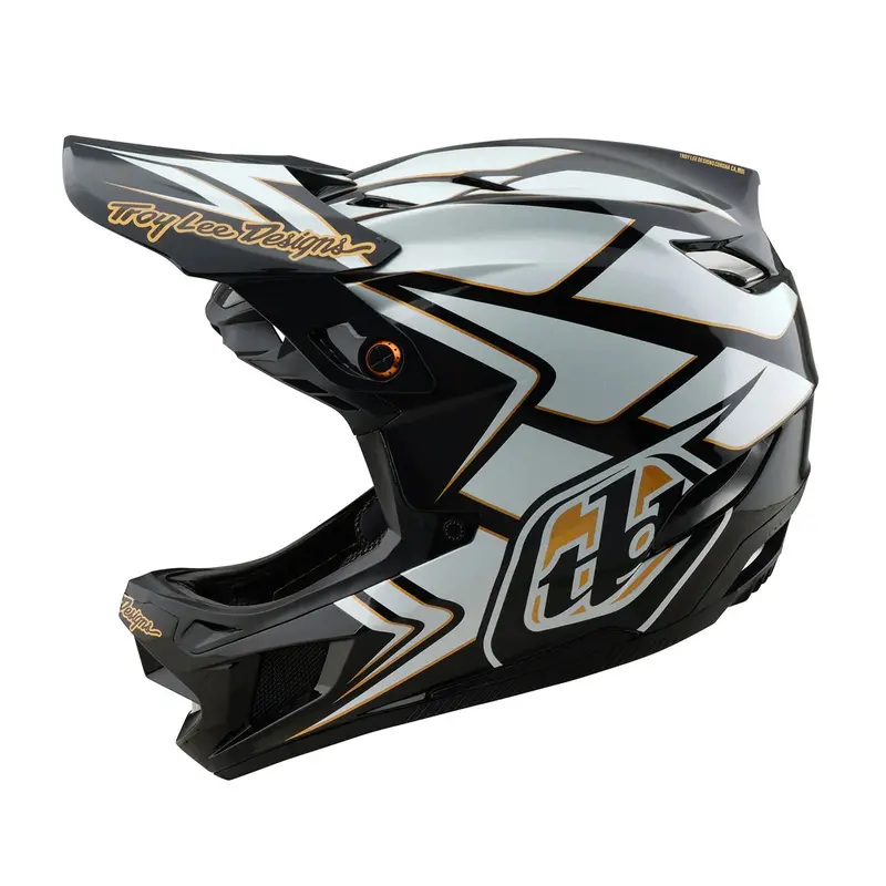 Troy Lee Designs D4 Composite Full Face Helmet - Ghostwing - White 1