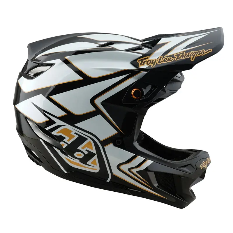Troy Lee Designs D4 Composite Full Face Helmet - Ghostwing - White 5