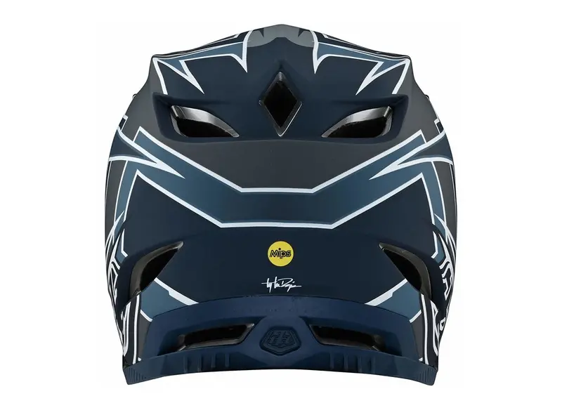 Troy Lee Designs D4 Composite Full Face Helmet - Graph - Marine - 2021 3