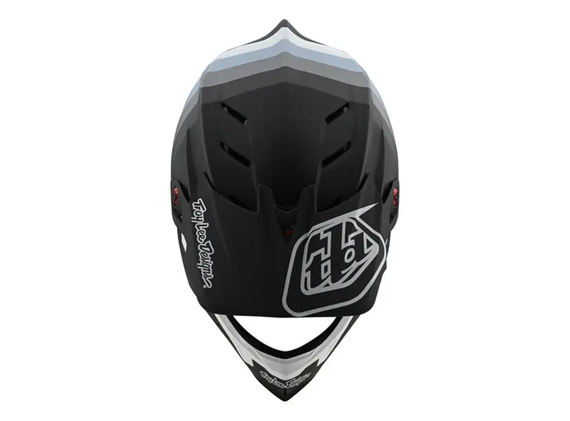 Troy Lee Designs D4 Composite Full Face Helmet - Mirage - Black-Silver - 2020 2