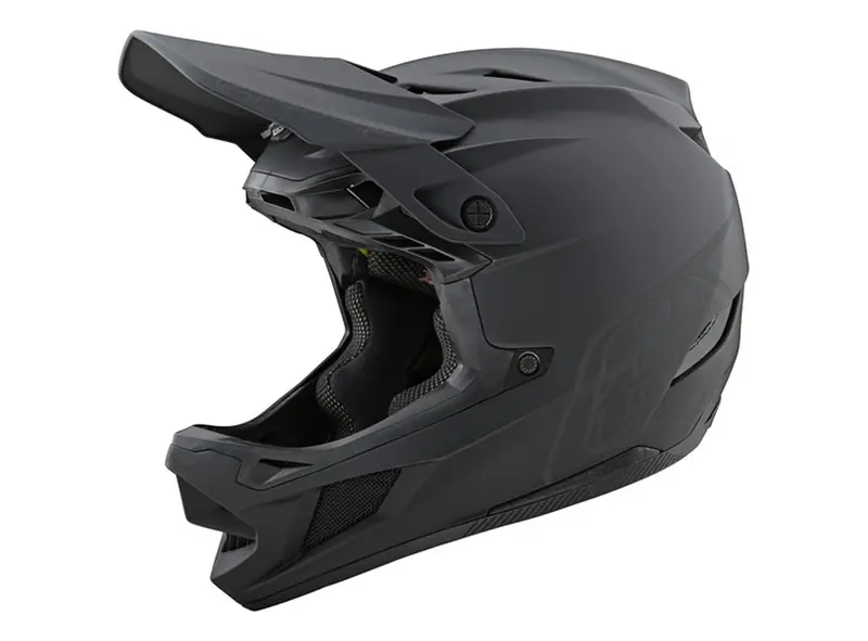 Troy Lee Designs D4 Composite Full Face Helmet - Stealth - Black-Gray - 2020 1
