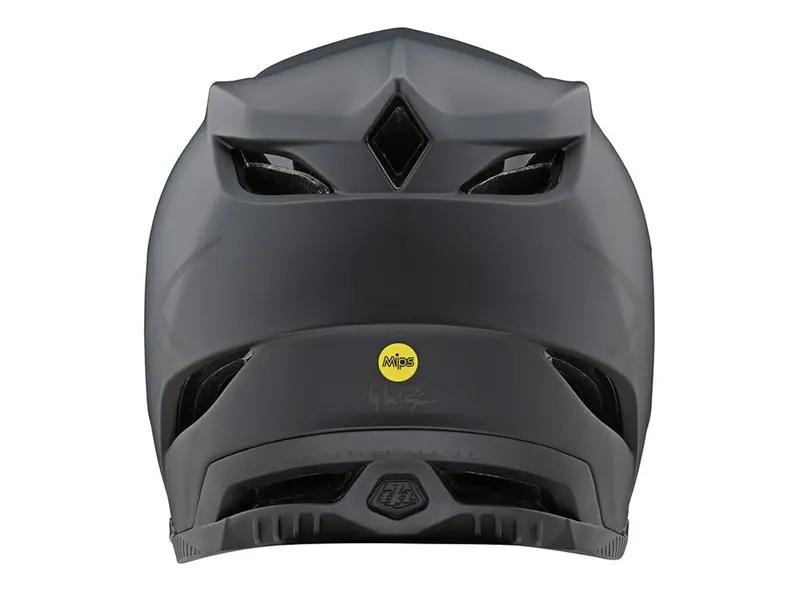 Troy Lee Designs D4 Composite Full Face Helmet - Stealth - Black-Gray - 2020 3
