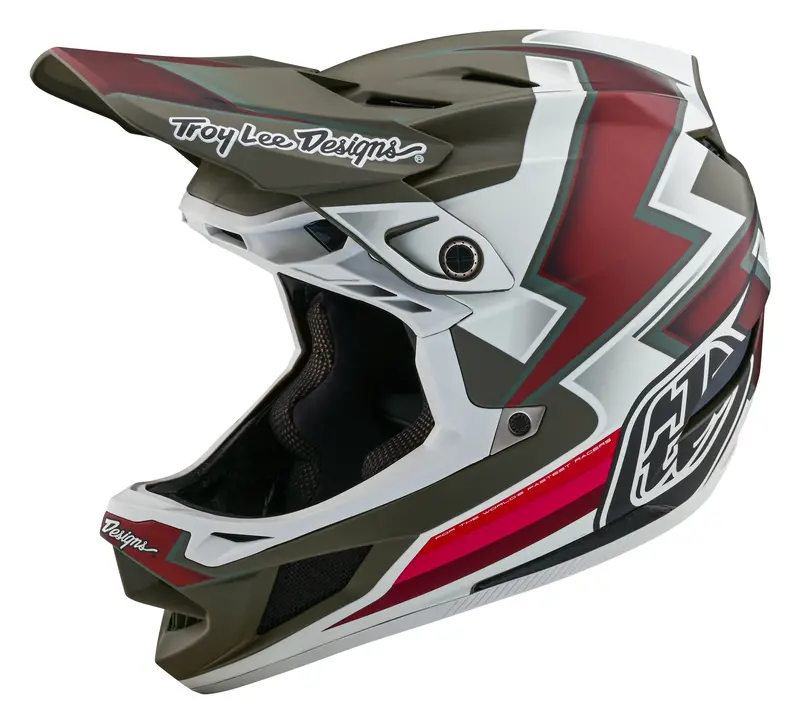 Troy Lee Designs D4 Composite Full Face Helmet With Mips - Ever - Tarmac 1
