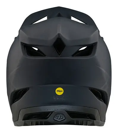 Troy Lee Designs D4 Composite Full Face Helmet With Mips - Stealth - Black 4
