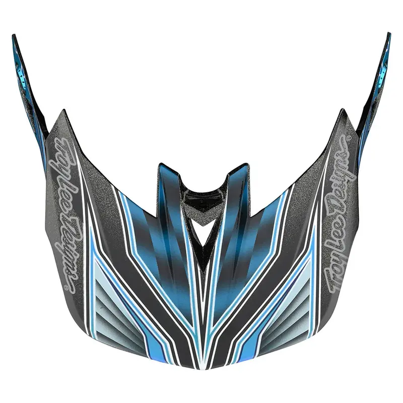 Troy Lee Designs D4 Helmet Replacement Visor - Lowrider - Blue 1