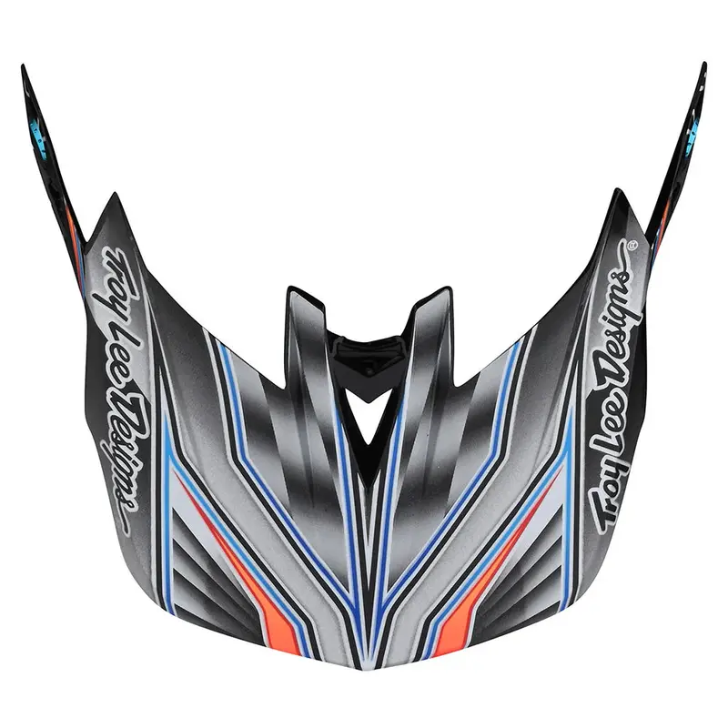 Troy Lee Designs D4 Helmet Replacement Visor - Lowrider - Gray 1