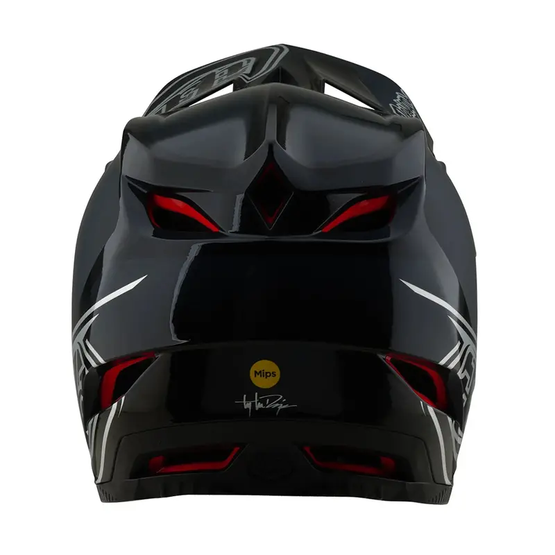 Troy Lee Designs D4 Polyacrylite Full Face Helmet - Shadow - Black 3