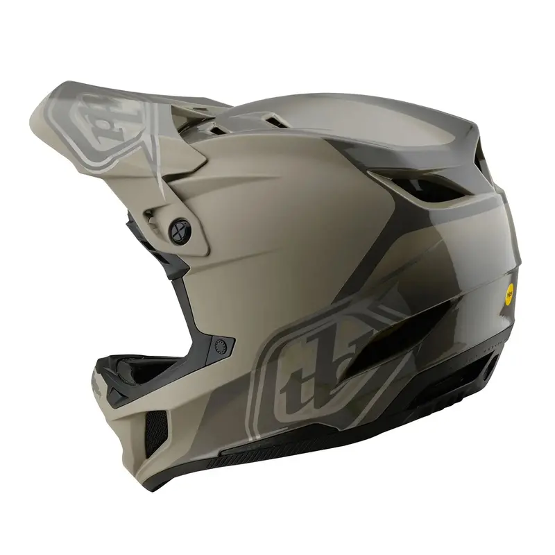 Troy Lee Designs D4 Polyacrylite Full Face Helmet - Shadow - Timber 2