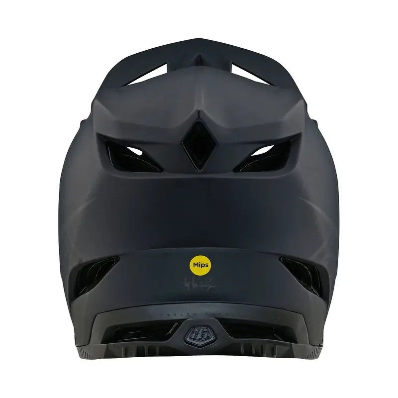 Troy Lee Designs D4 Polyacrylite Full Face Helmet With Mips - Stealth Black 4