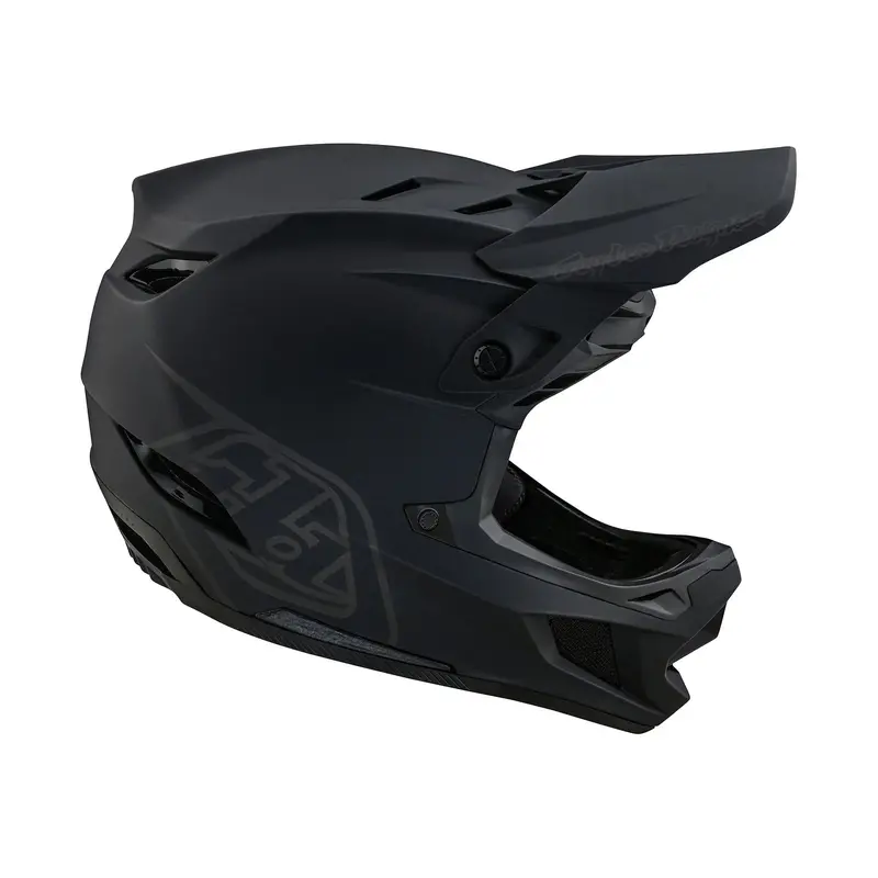 Troy Lee Designs D4 Polyacrylite Full Face Helmet With Mips - Stealth Black 6
