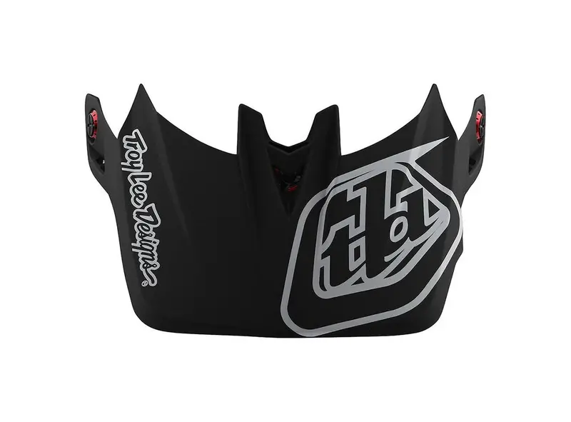 Troy Lee Designs D4 Replacement Visor - Mirage - Black-Silver 1