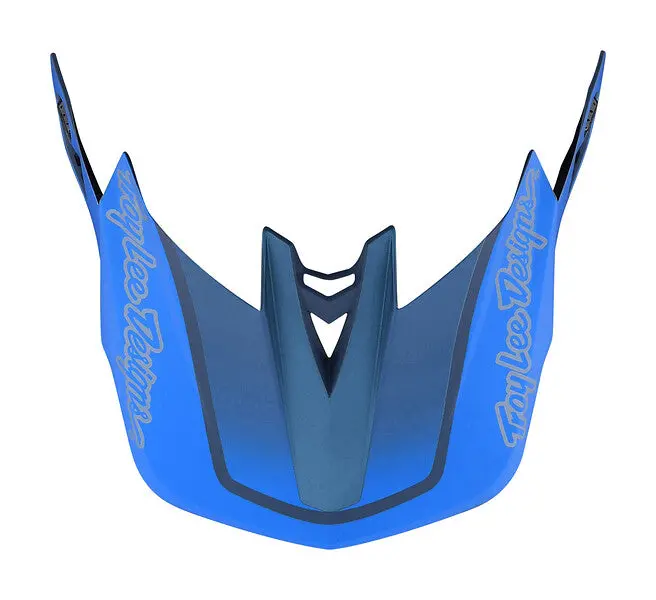 Troy Lee Designs D4 Replacement Visor - Qualifier - Slate Red 1