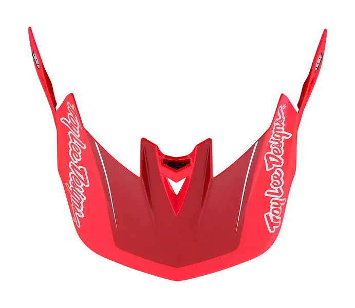 Troy Lee Designs D4 Replacement Visor - Shadow - Glo Red 1
