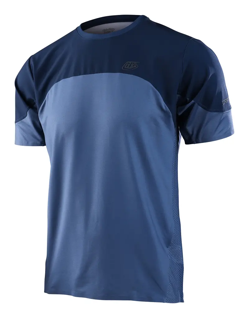 Troy Lee Designs Drift Short Sleeve Mtb Jersey - Blue Mirage 1