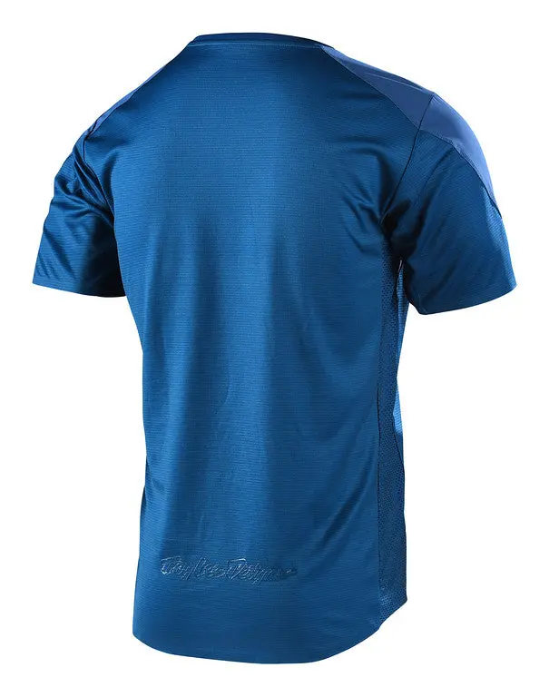 Troy Lee Designs Drift Short Sleeve Mtb Jersey - Dark Slate Blue - 2022 2