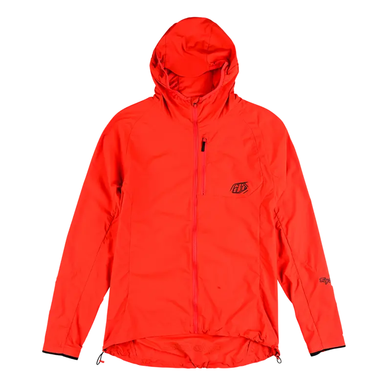 Troy Lee Designs Drift Windbreaker Jacket - Fire Orange 1