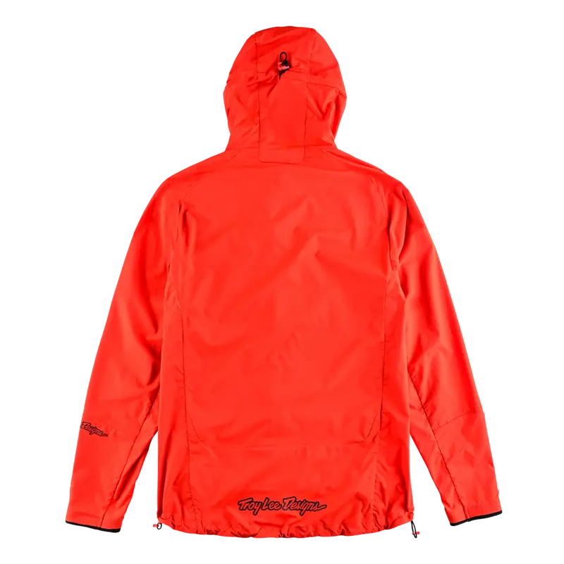 Troy Lee Designs Drift Windbreaker Jacket - Fire Orange 2