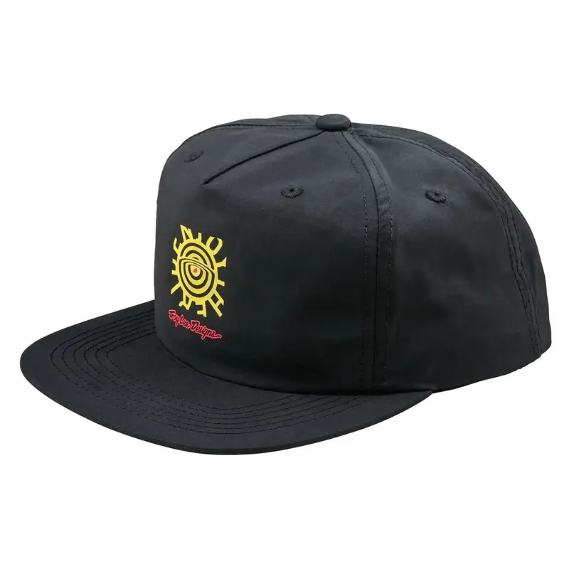 Troy Lee Designs Enjoy Unstructured Snapback Hat - Carbon 1