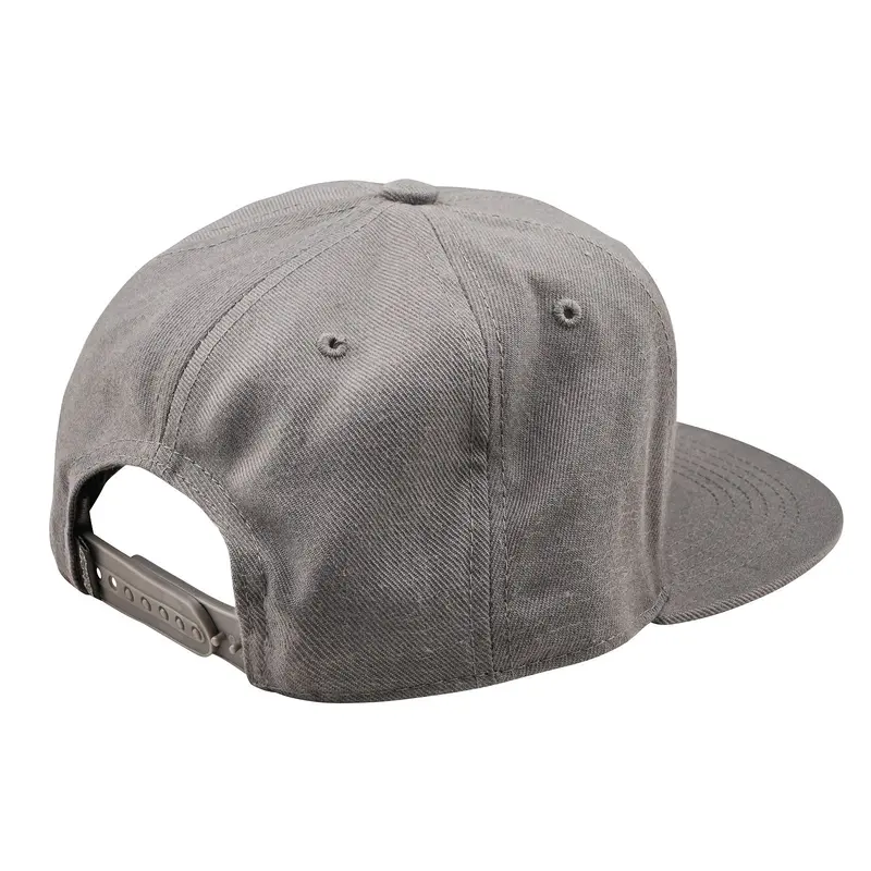 Troy Lee Designs Factory Flat Bill Snapback Hat - Smoke Blue 2
