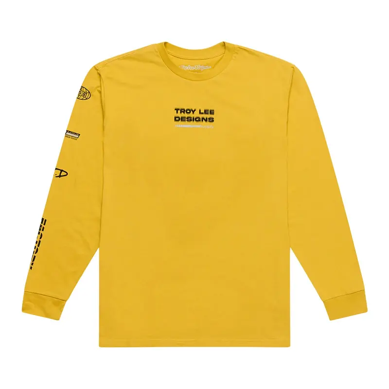 Troy Lee Designs Factory Long Sleeve Tee - Golden 1