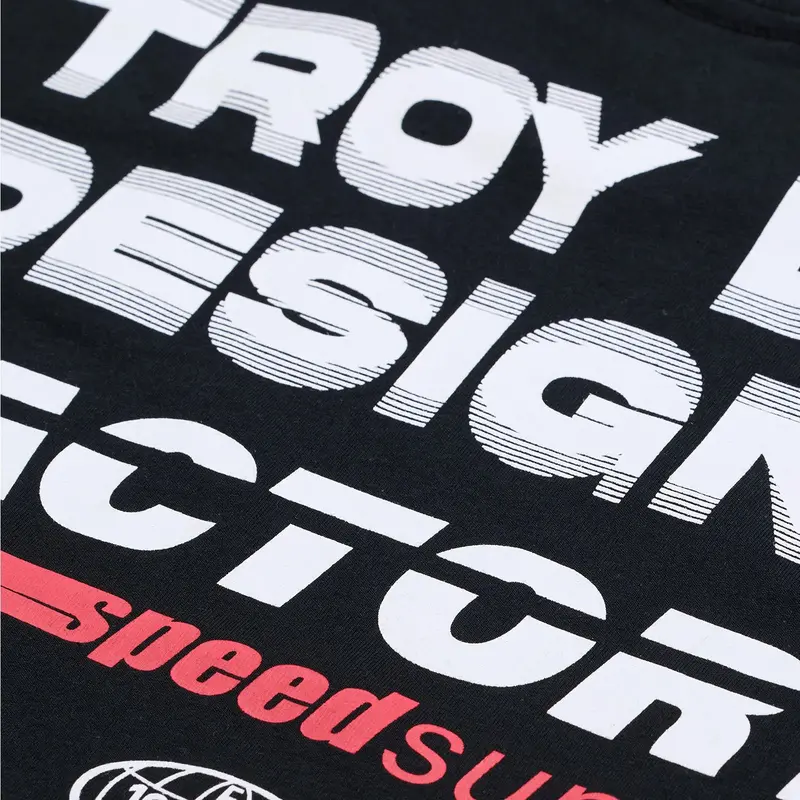 Troy Lee Designs Factory Short Sleeve Tee - Black 5