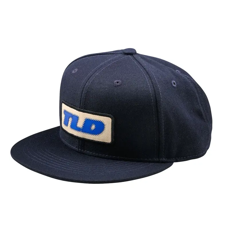 Troy Lee Designs Fade Out Flat Bill Snapback Hat - Navy 1