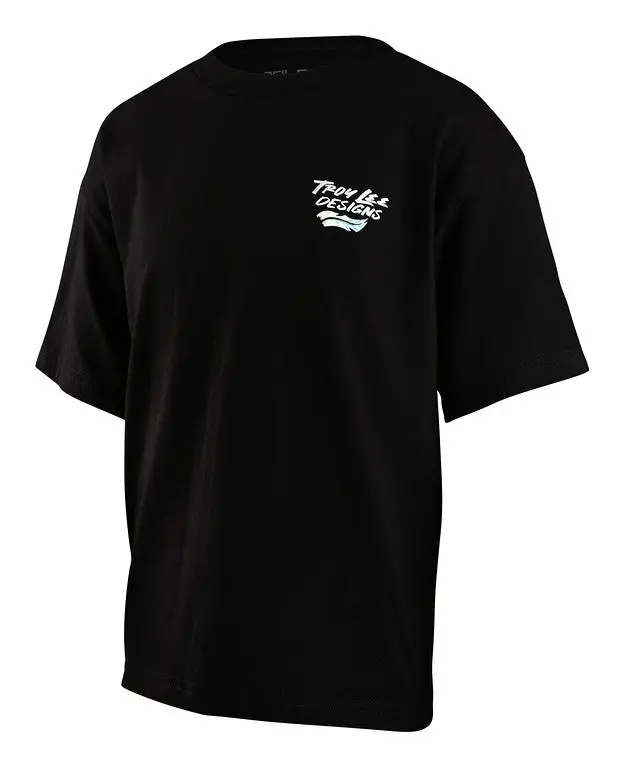 Troy Lee Designs Feathers Short Sleeve Tee - Youth - Black 1