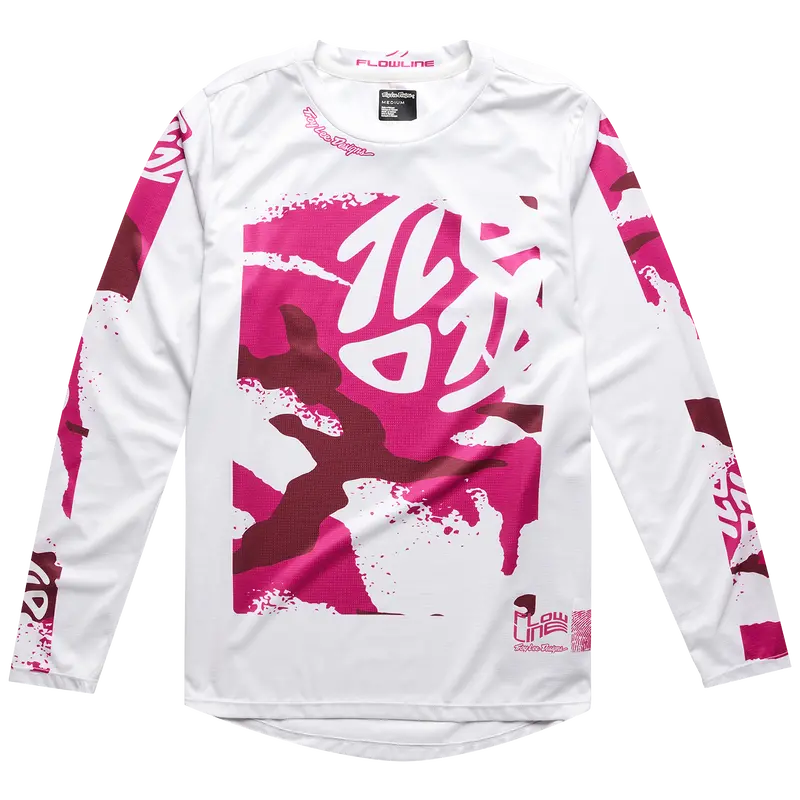 Troy Lee Designs Flowline Long Sleeve Mtb Jersey - Confined - Mist 1