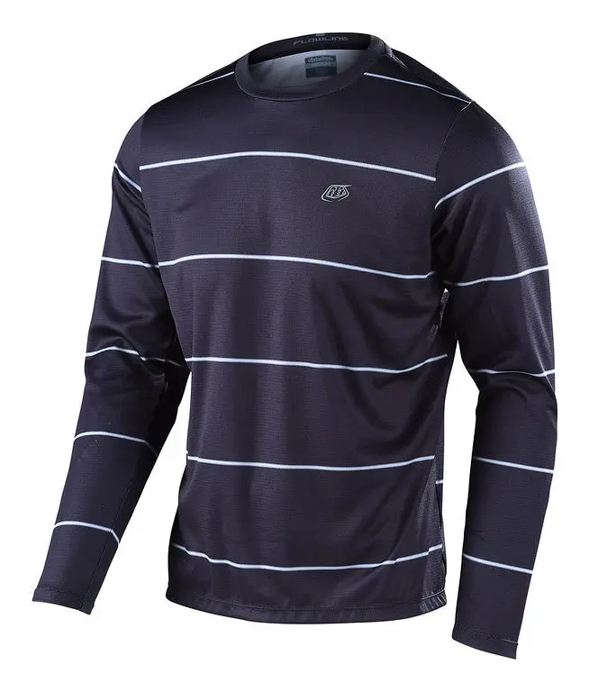 Troy Lee Designs Flowline Long Sleeve Mtb Jersey - Revert - Black 1