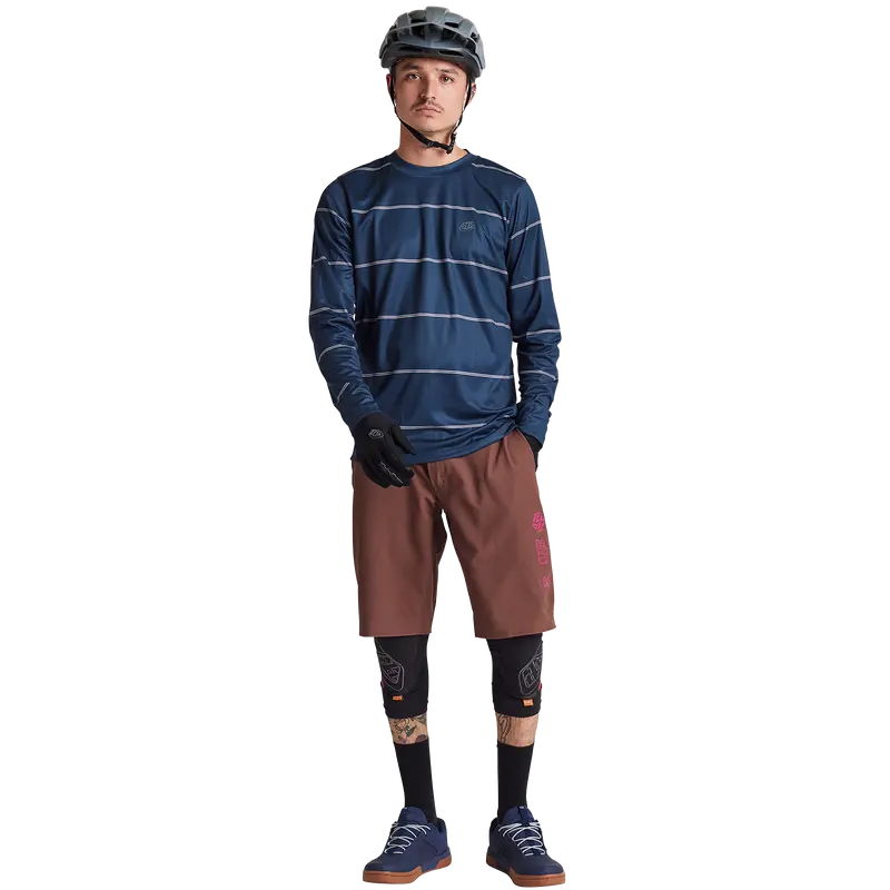 Troy Lee Designs Flowline Long Sleeve Mtb Jersey - Revert - Midnight 5
