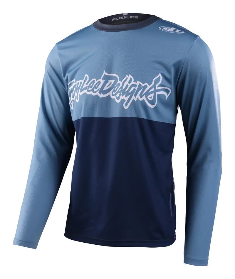 Troy Lee Designs Flowline Long Sleeve Mtb Jersey - Scripter - Windward - 2023 1