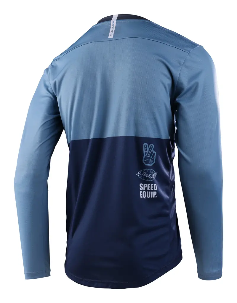 Troy Lee Designs Flowline Long Sleeve Mtb Jersey - Scripter - Windward - 2023 2